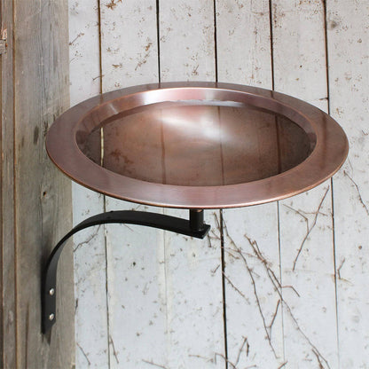 Classic Bird Bath with Wall Bracket - Happy Gardens