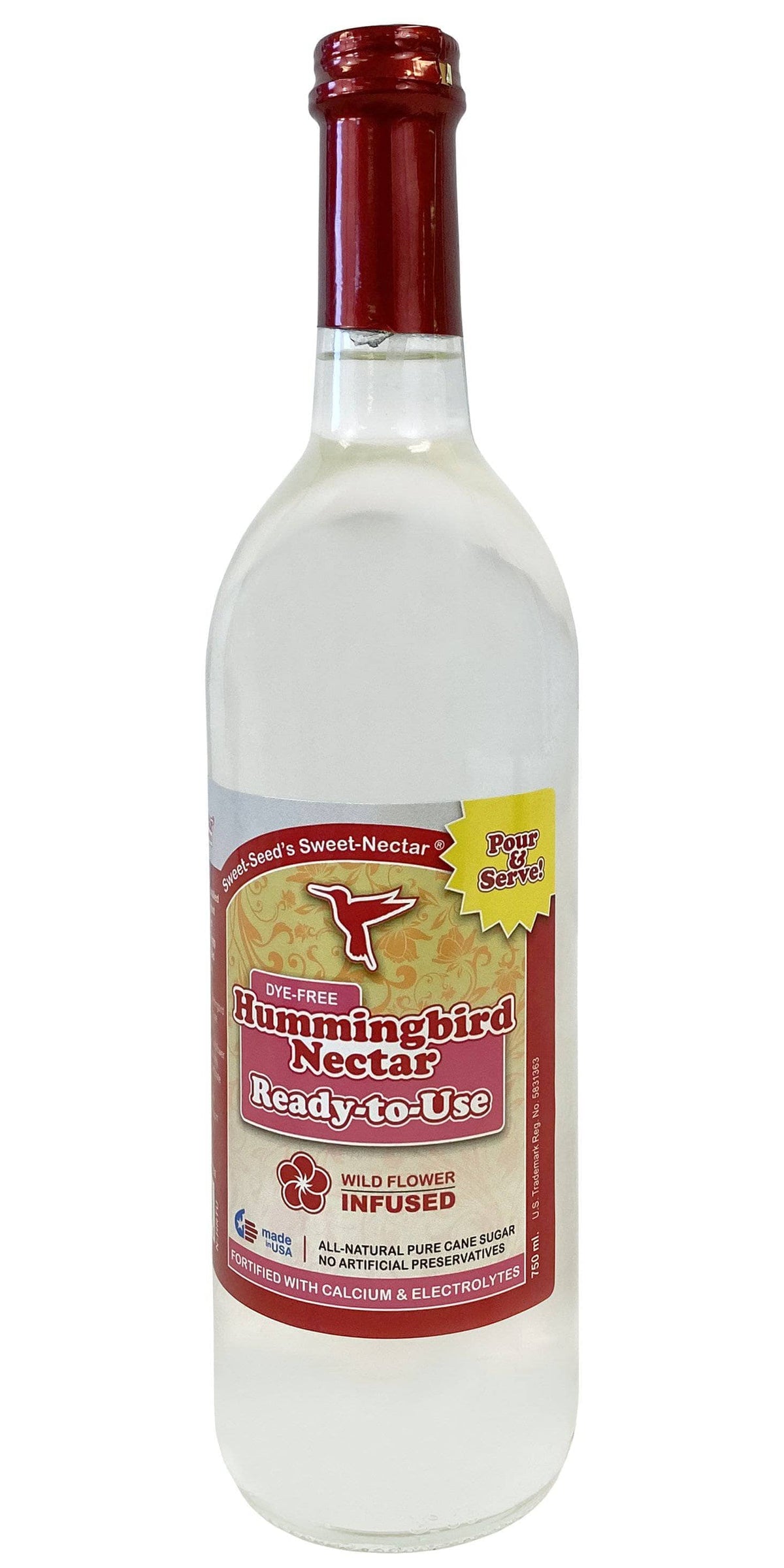 Hummingbird Nectar 750ml Clear