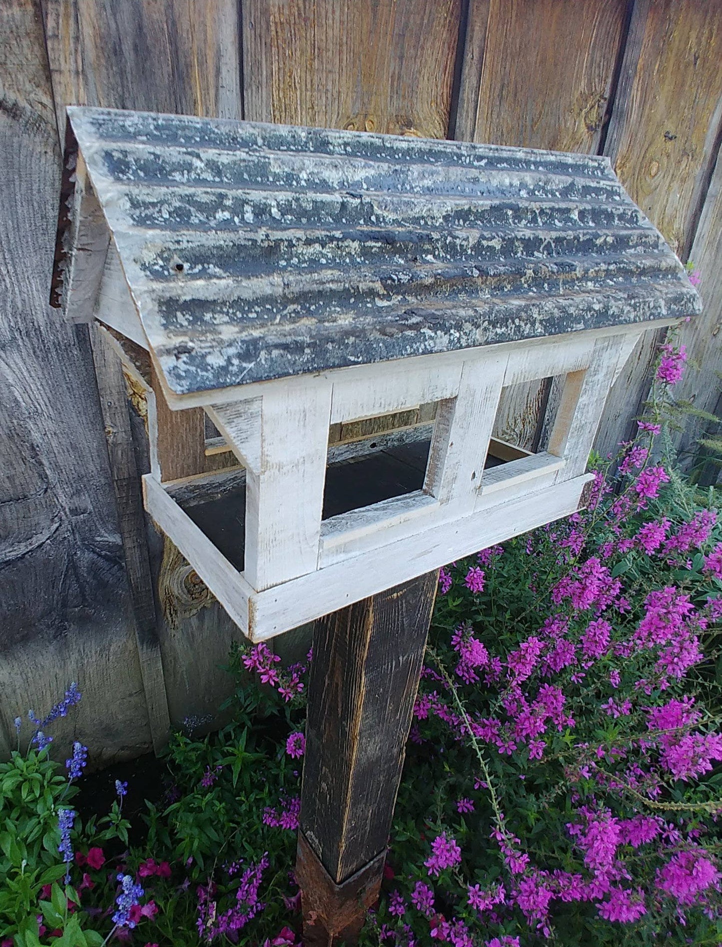Covered Bridge Bird Feeder-Made In The USA-Happy Gardens