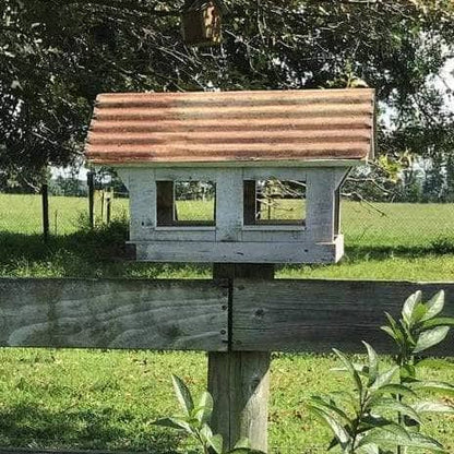 Covered Bridge Bird Feeder-Made In The USA-Happy Gardens