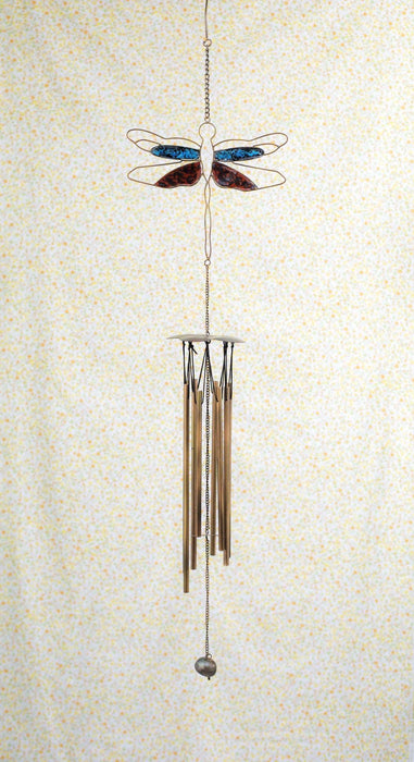 Dragonfly Pipes Wind Chime - Happy Gardens