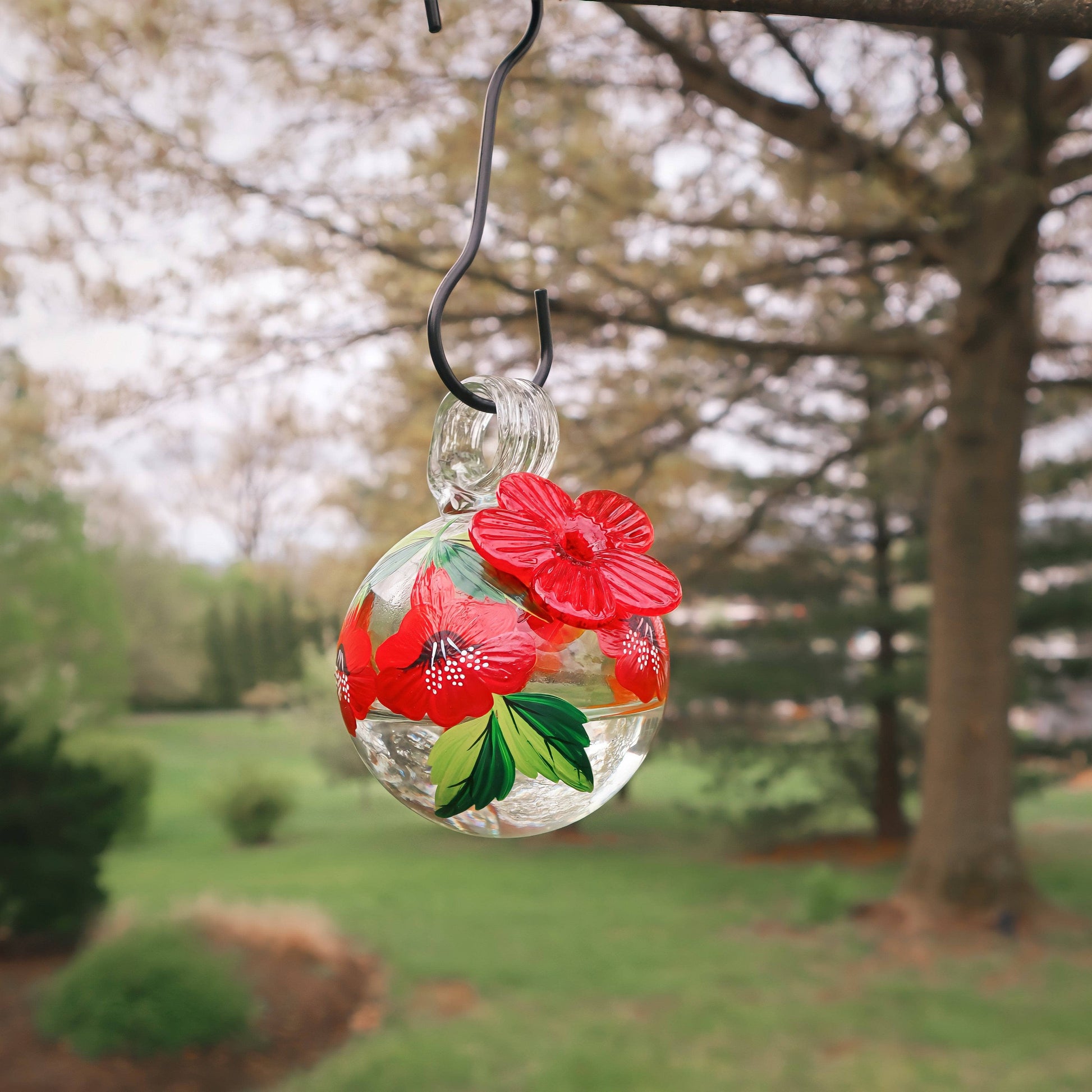 Droplet Botanica Hummingbird Feeder - Happy Gardens