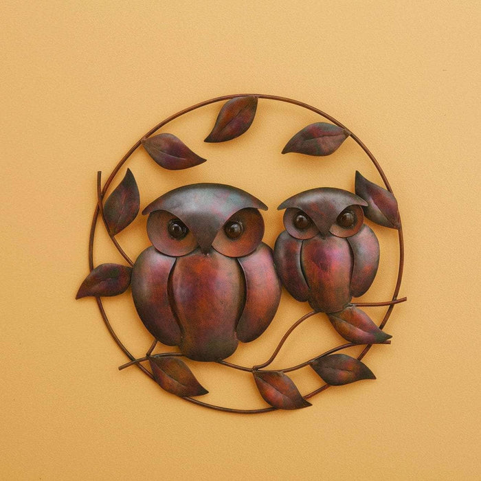 Happy Gardens - 18” Duo Owl Wall Decor
