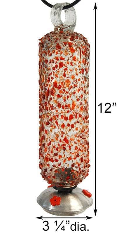 Filigree Hummingbird Feeder, Cinnabar Sprinkles