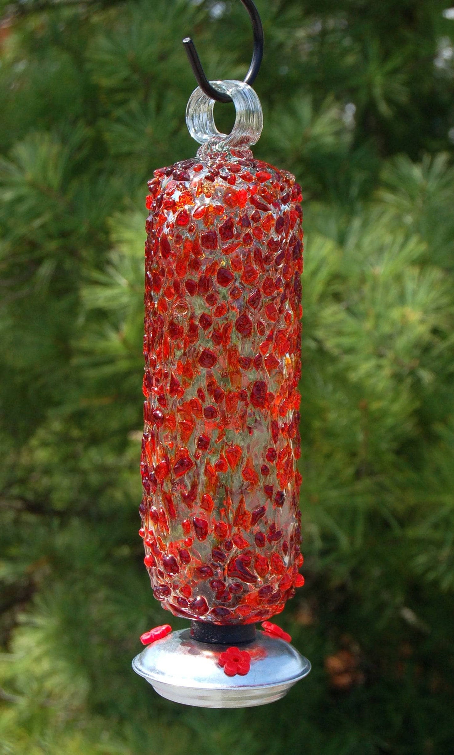 Filigree Hummingbird Feeder, Cinnabar Sprinkles