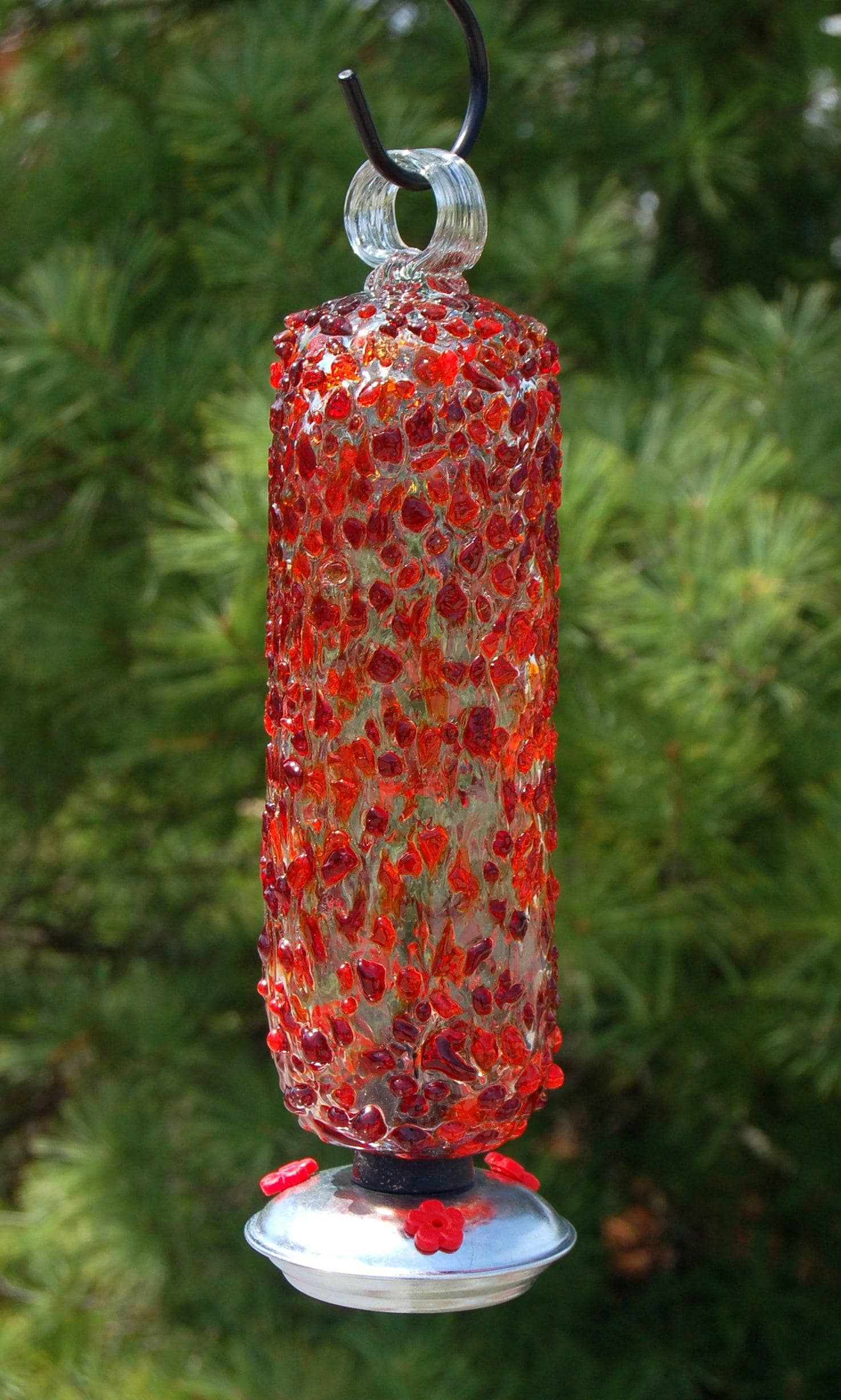 Filigree Hummingbird Feeder, Cinnabar Sprinkles