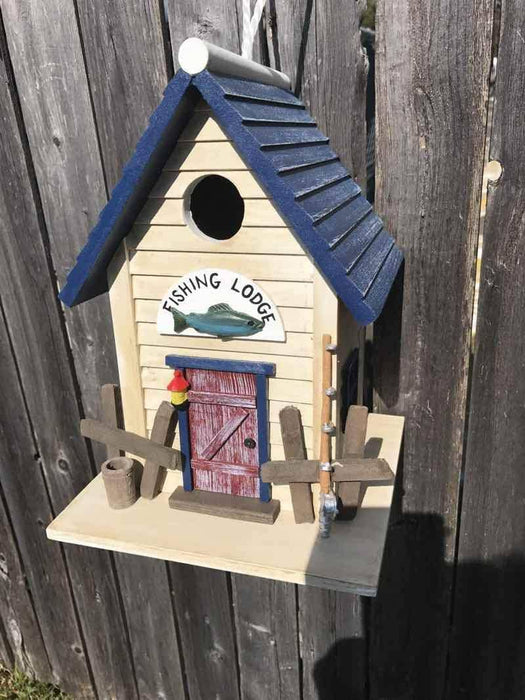 Happy Gardens - Fishing Lodge Bird House