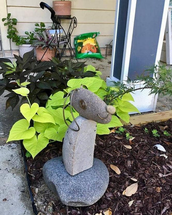 Happy Gardens - Floppy Eared Dog Garden Statue