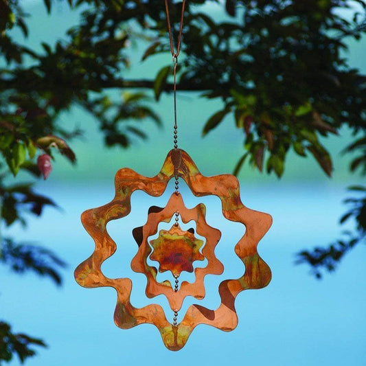 Happy Gardens - Hanging Sunburst Triple Spinner