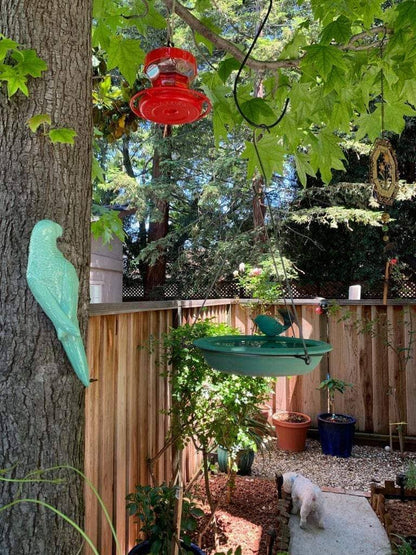 Happy Gardens - Hanging Teal Bird Bath