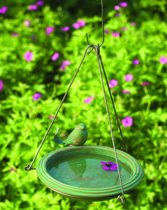 Happy Gardens - Hanging Teal Bird Bath