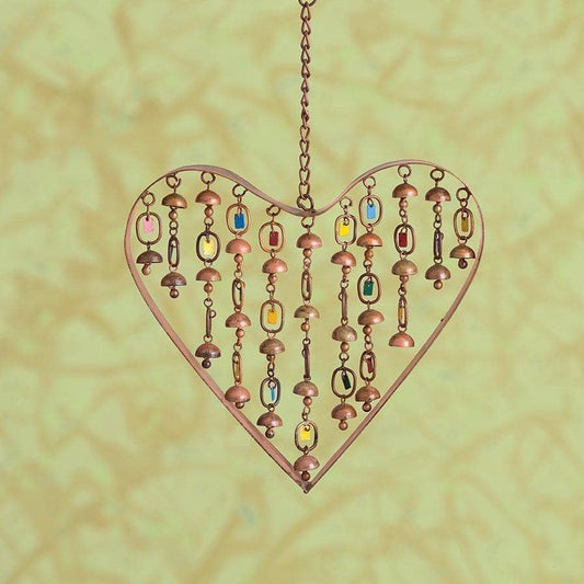 Happy Gardens - Heart with Dangles Ornament and Wind Chime