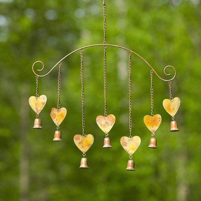 Happy Gardens - Hearts Wind Chime