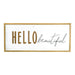 "Hello Beautiful" Wood Sign-Gardening Accessories-Happy Gardens