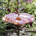 Hummingbird Bird Bath and Stake, Copper - Happy Gardens