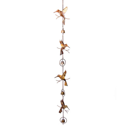 Happy Gardens - Hummingbirds and Bells Hanging Ornament