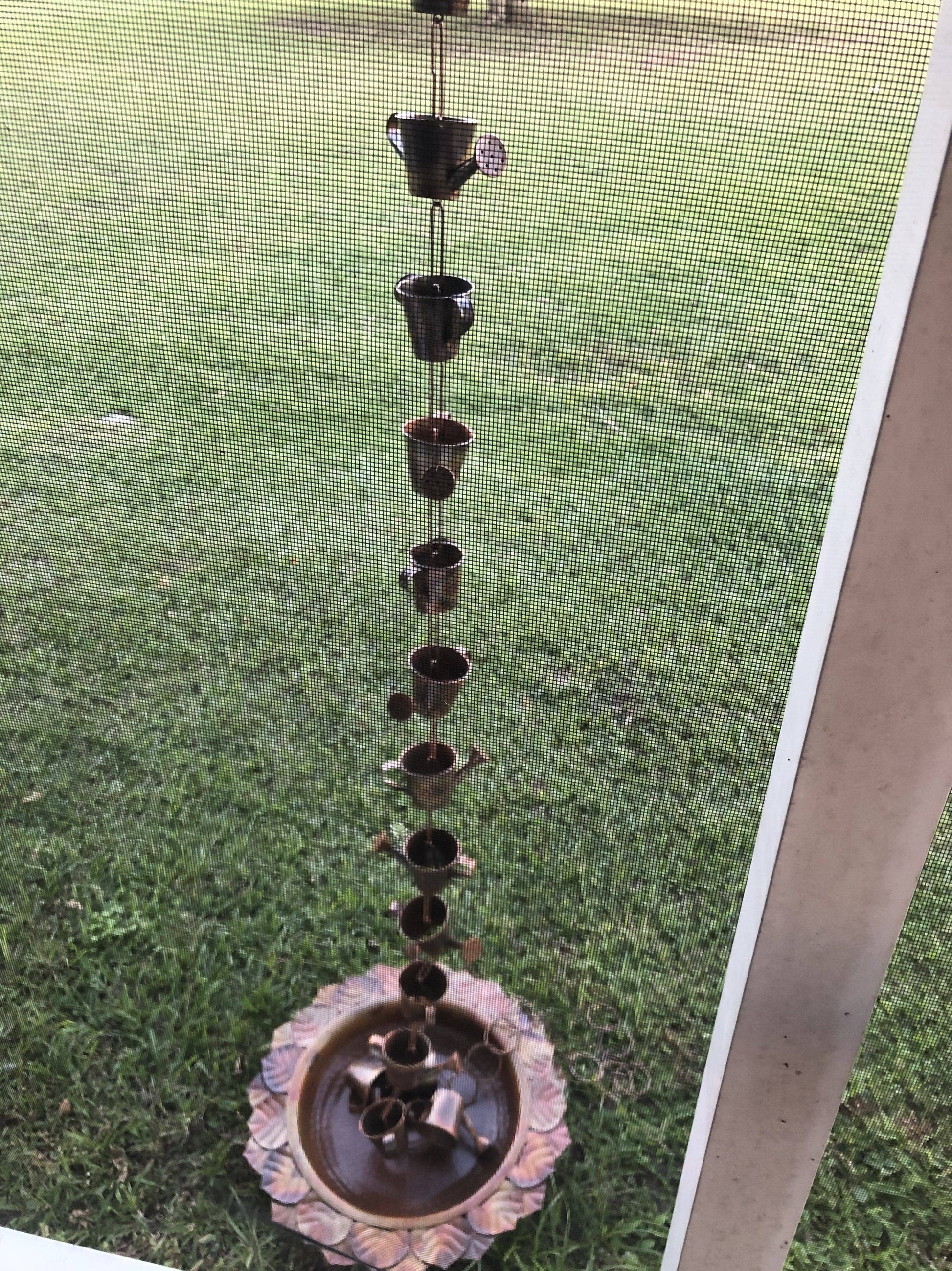 Happy Gardens - Leaf Rain Chain Receptacle