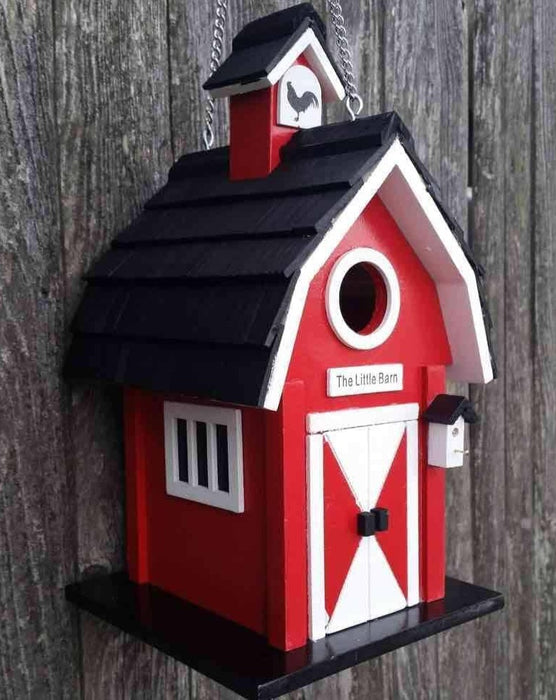 Happy Gardens - Little Red Barn Bird House