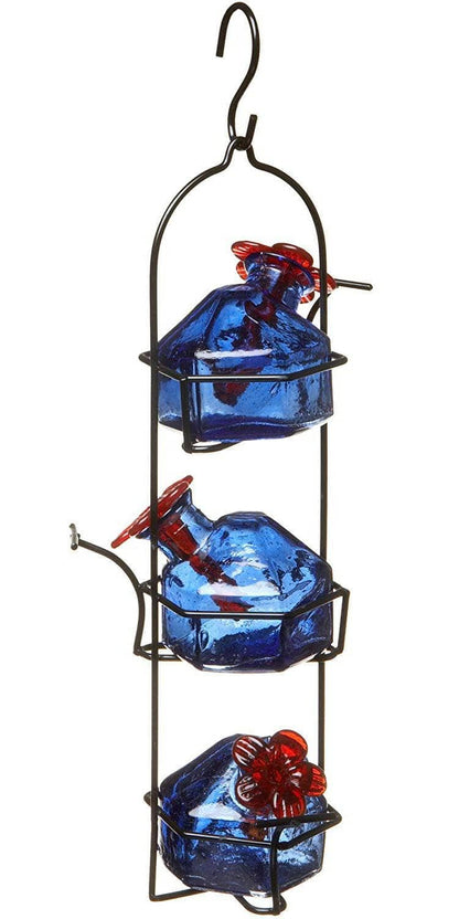Lunch Pail Hummingbird Feeder Three Reservoir