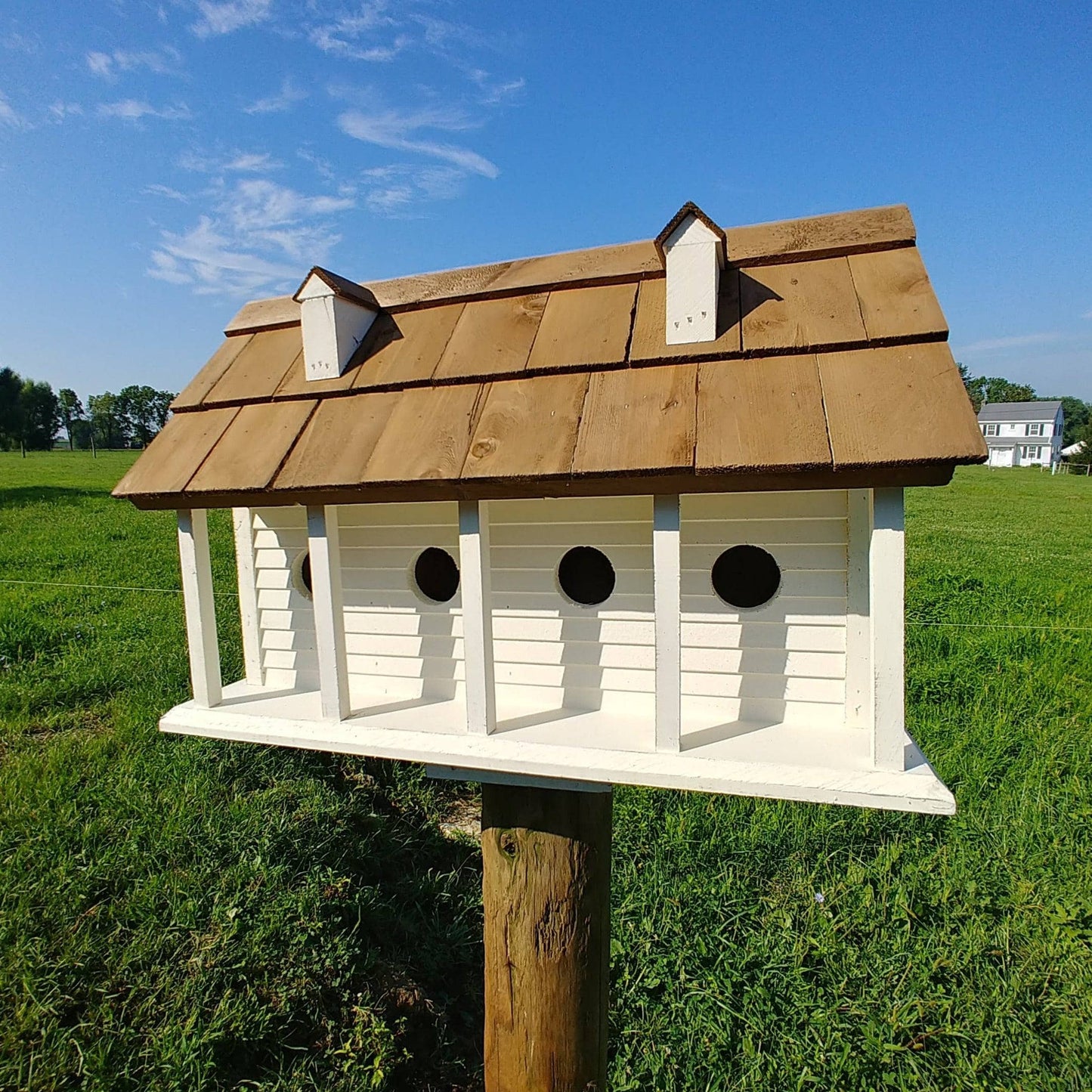 Martinsburg Manor Purple Martin House-Made In The USA-Happy Gardens