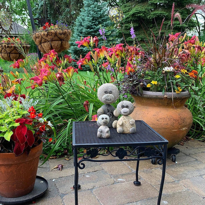 Happy Gardens - Medium Bear Garden Statue