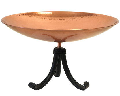 Metal Bird Bath with Tripod Stand - Happy Gardens