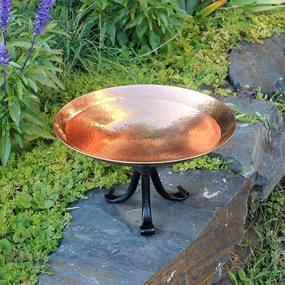 Metal Bird Bath with Tripod Stand - Happy Gardens