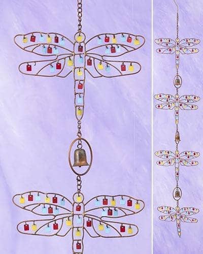 Happy Gardens - Multicolor Dragonflies Hanging Ornament