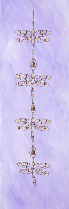Happy Gardens - Multicolor Dragonflies Hanging Ornament