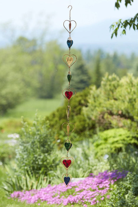 Happy Gardens - Multicolor Hearts Ornament