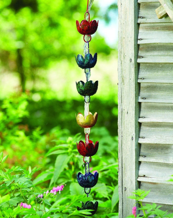 Happy Gardens - Multicolor Lily Cup Rain Chain
