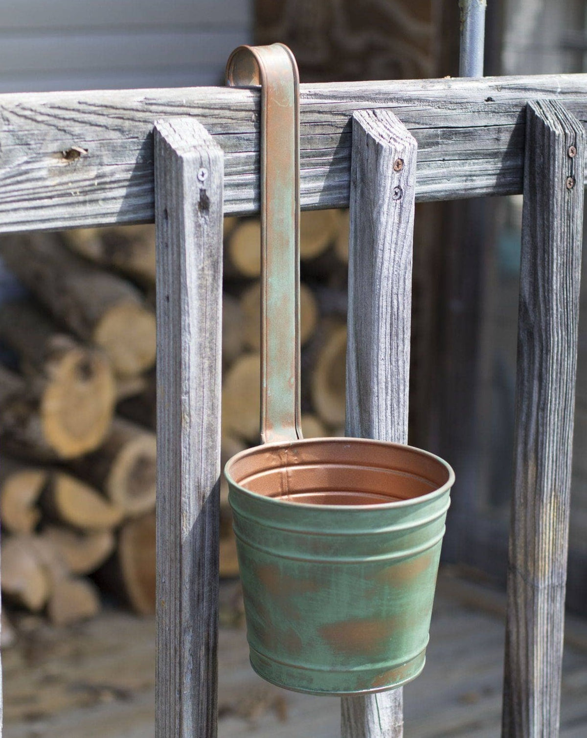 Wooden Railing Planters