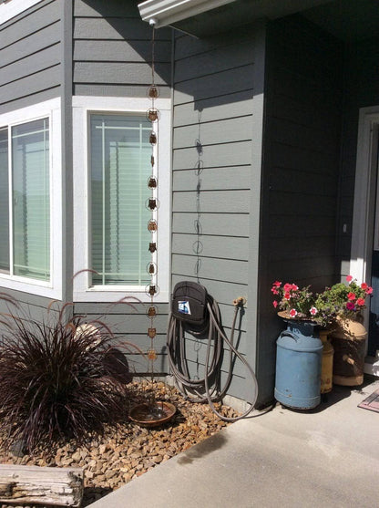 Happy Gardens - Rain Chain Receptacle