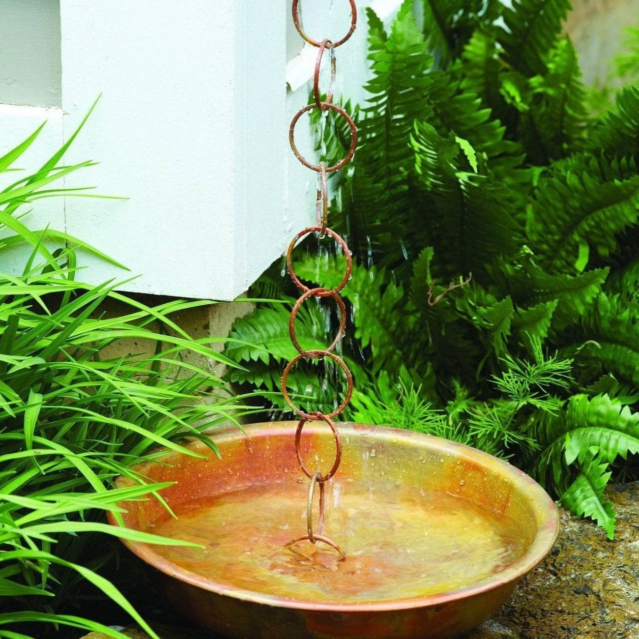 Happy Gardens - Rain Chain Receptacle