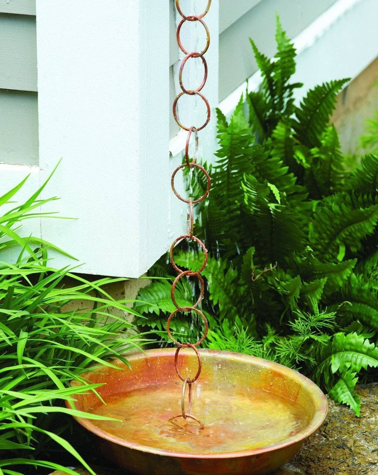 Happy Gardens - Rain Chain Receptacle