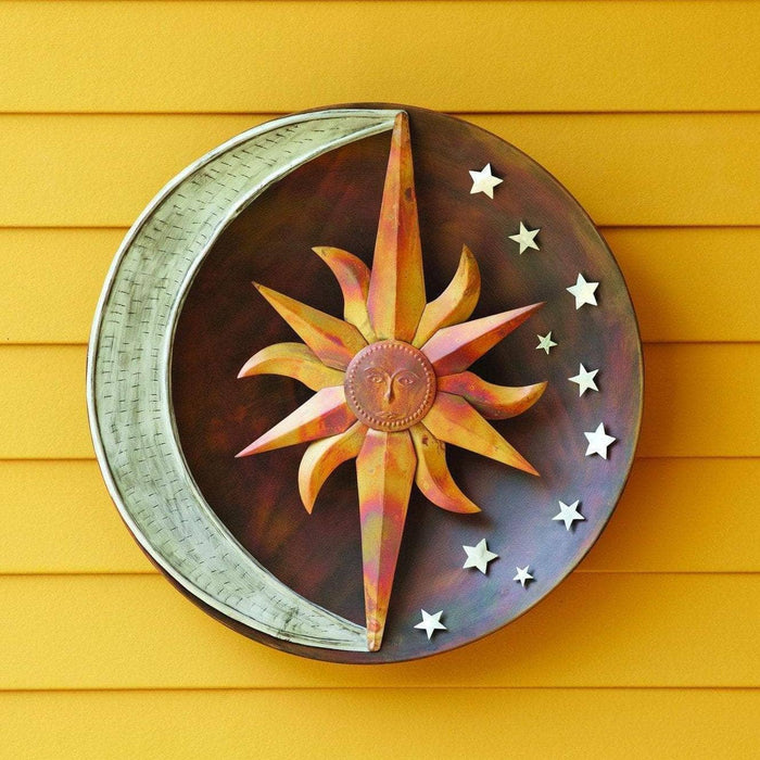 Happy Gardens - Raised Celestial Wall Decor Disc