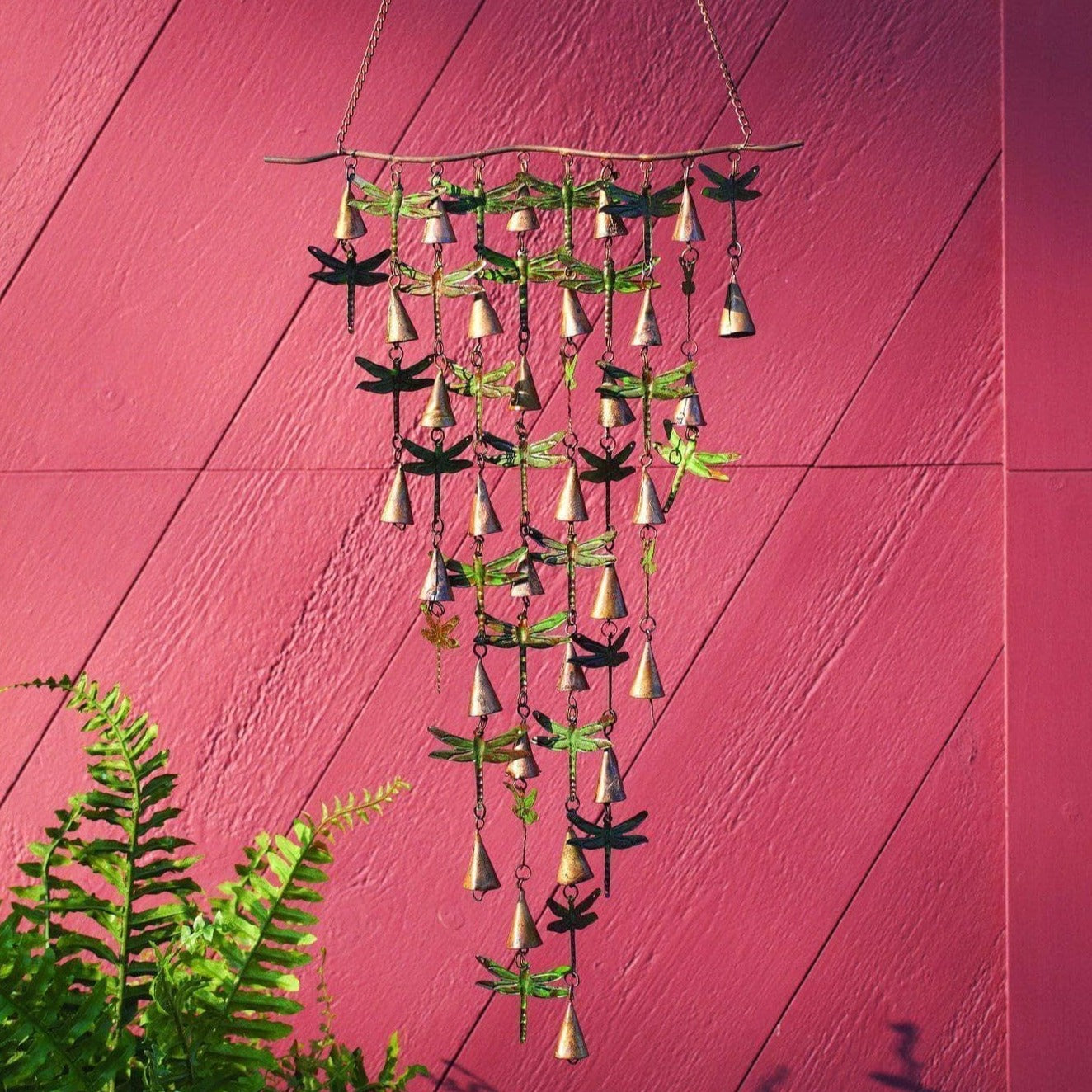 Shimmering Bells with Dragonflies