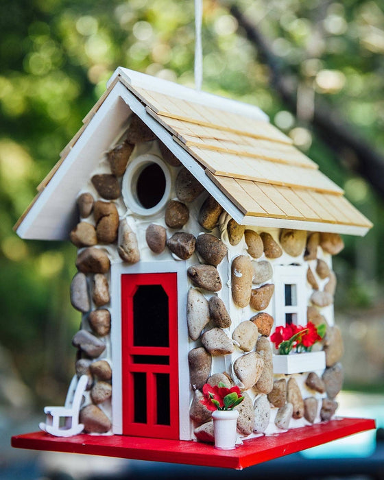 Happy Gardens - Stone Cottage Bird House