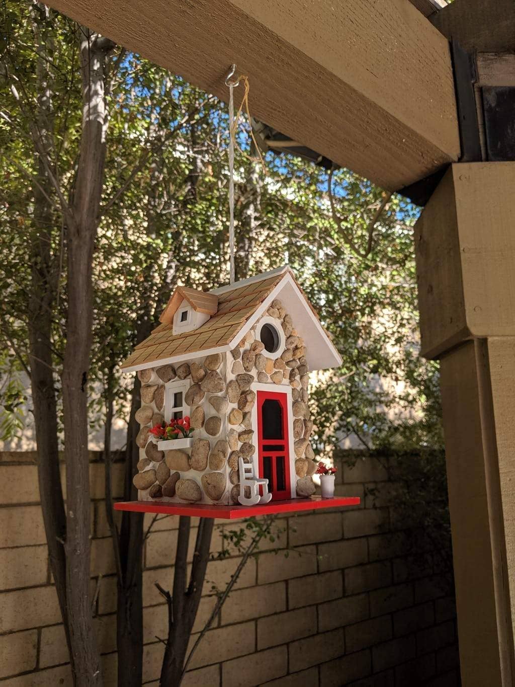 Happy Gardens - Stone Cottage Bird House