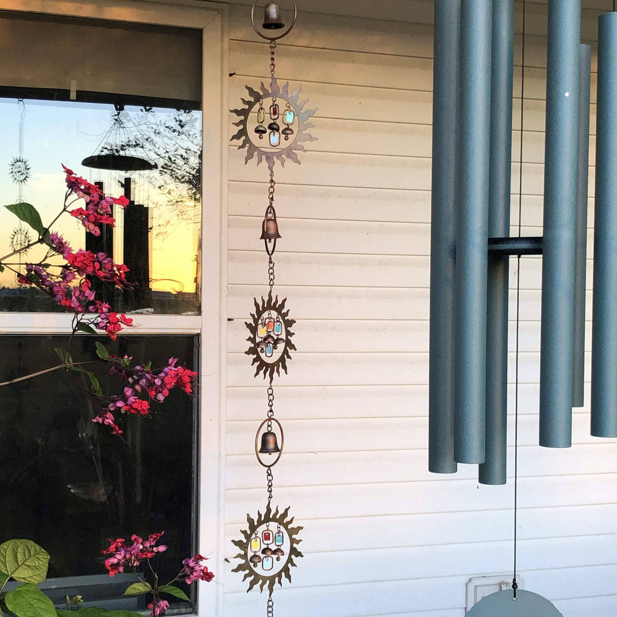 Garden Hanging Ornament Sun With Dangles