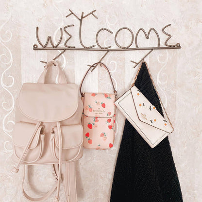 Happy Gardens - Swirly Bird Welcome Sign