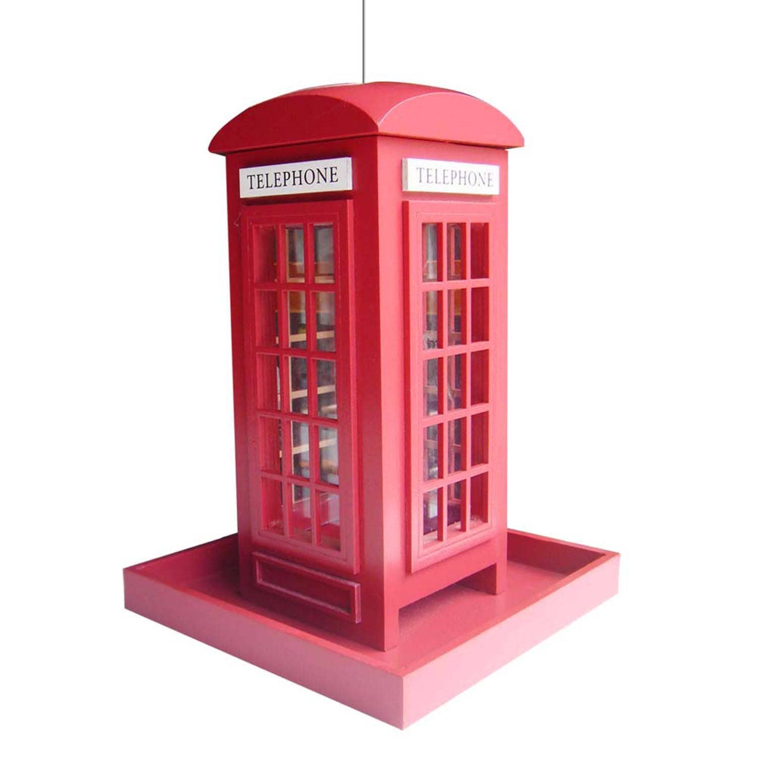 Telephone Booth Bird Feeder - Happy Gardens