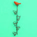 Happy Gardens - Terra Cotta Bird Plant Holder With 5 Pods