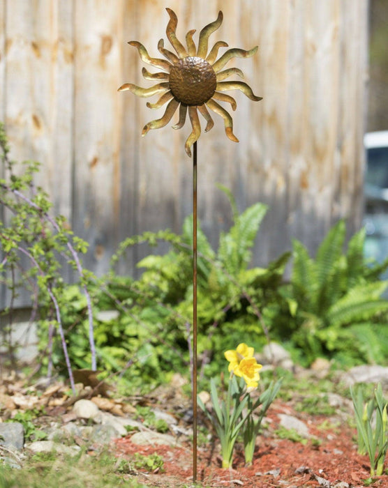 Textured Sun Garden Spinner 12" - Happy Gardens