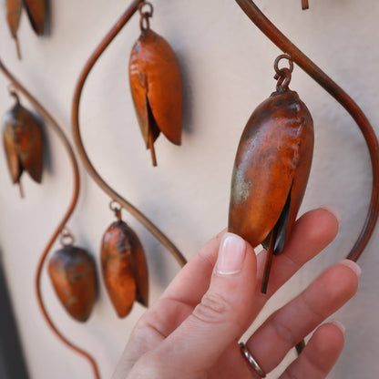 Happy Gardens - Triple Bell Spiral Wind Chime