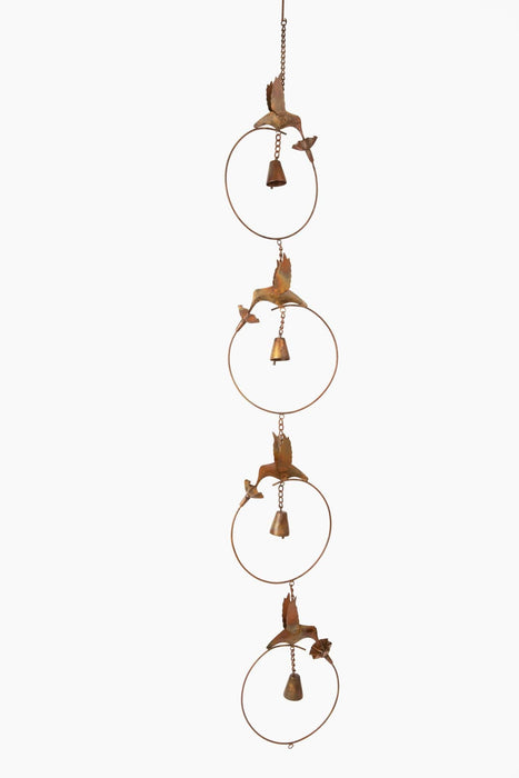 Happy Gardens - Hummingbirds with Flower Ornament