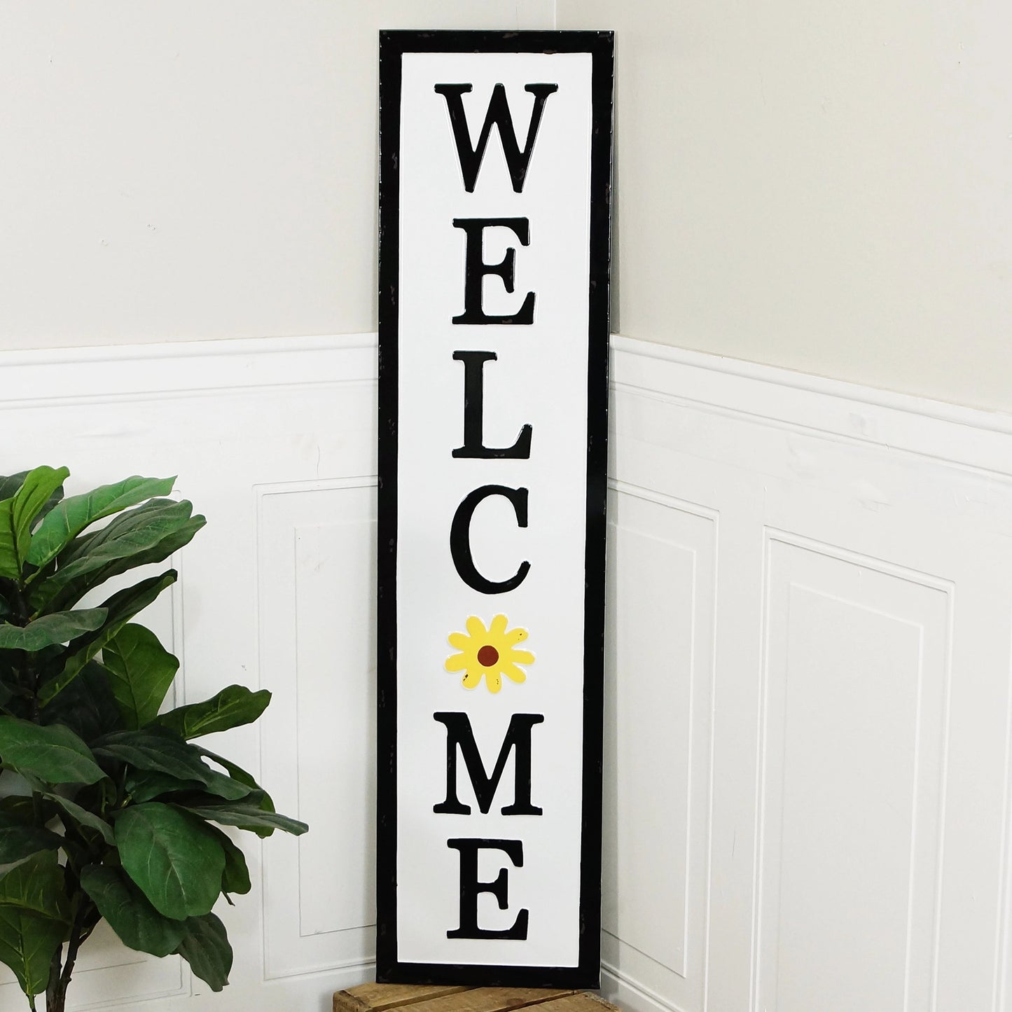 "Welcome" Metal Sign-Gardening Accessories-Happy Gardens