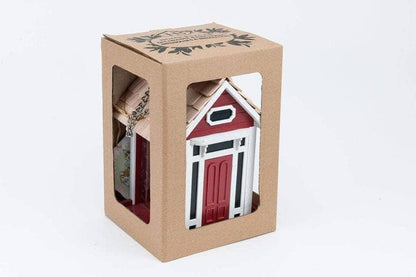 Happy Gardens - Christmas Cottage Bird Feeder In Box