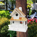 Happy Gardens - White Veranda Bird House