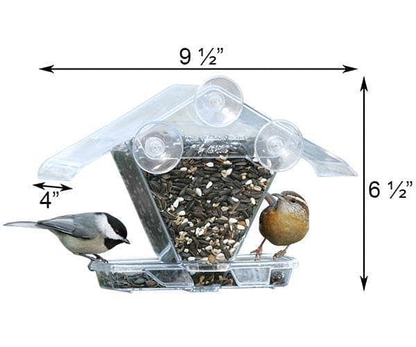 Window Café Transparent Window Feeder - Happy Gardens